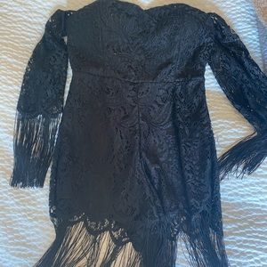 Boutique fringe romper